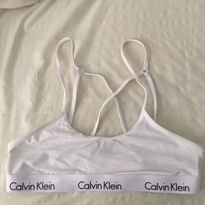 Calvin Klein semi sheer bra